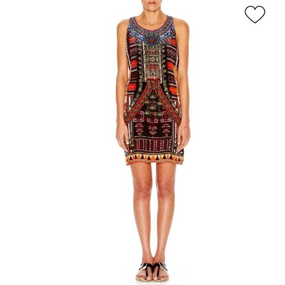 NWT Camilla Dance of the Dao Short Racer Back Dress Size Small - Picture 3 of 15